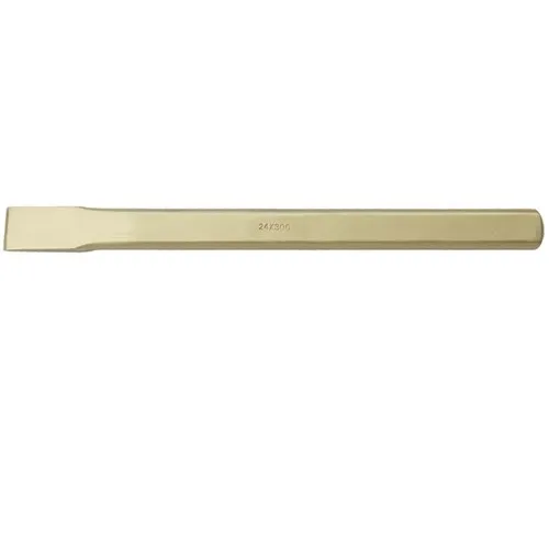 Non-Sparking Flat Chisel Aluminum Bronze 200X22 (image for) Non-Sparking Flat Chisel Aluminum Bronze 200X22