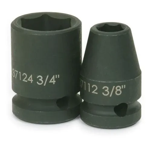 (image for) 1/2 Drive Shallow Impact Socket, 6 Point, 7/16