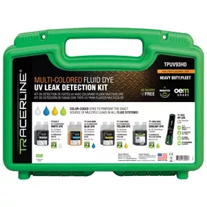 (image for) MULTI-COLORED FLUID DYE UV LEAK DETECTION KIT FOR HEAVY DUTY/FLE