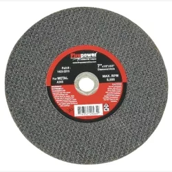 CUT-OFF WHEEL, 7" X 1/8" X DIAMOND HOLE (5/8")