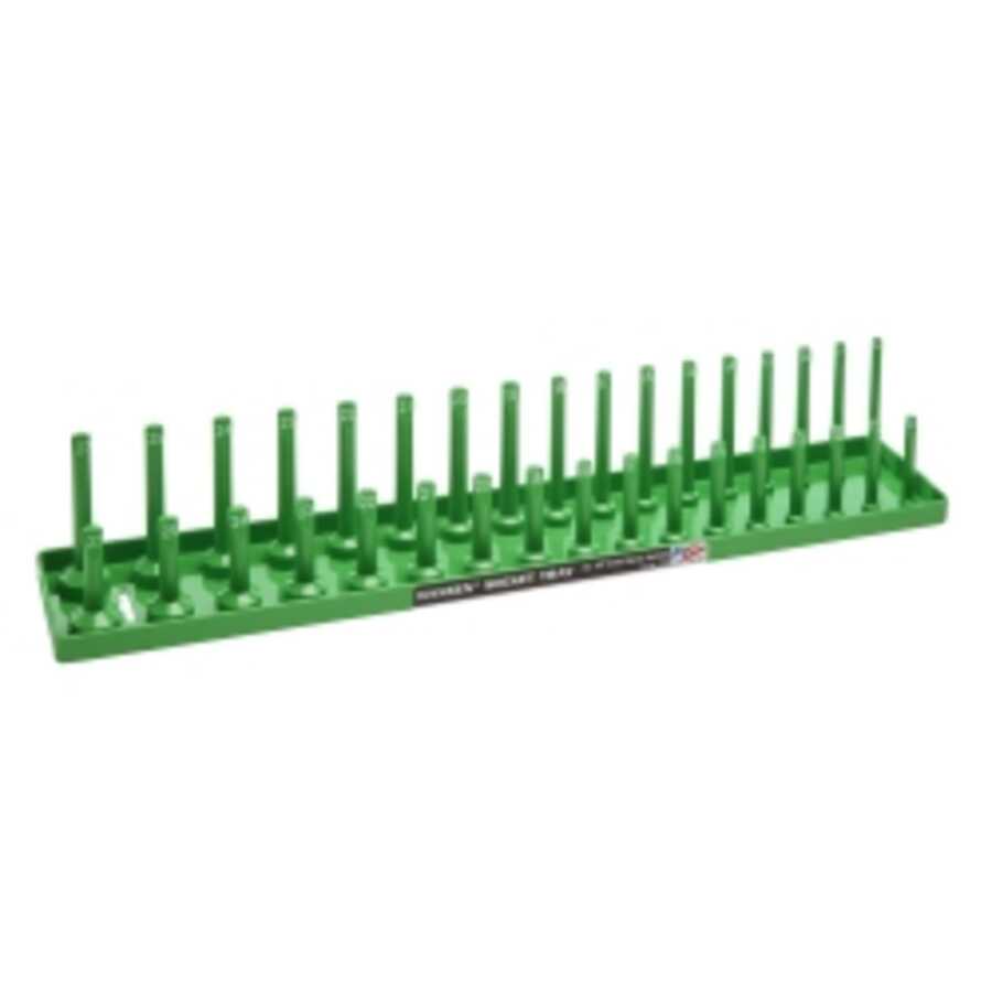 1/2" DR Metric Regular & Deep Socket Holder -Green