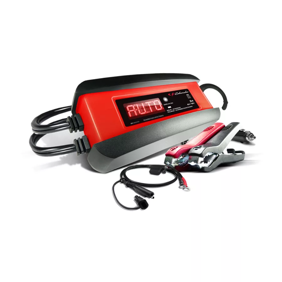 3 Amp Charger/Maintainer w Scrolling Display 3 Amp Charger/Maintainer w Scrolling Display