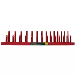 1/2" Dr SAE Socket Holder; Red (Summit Racing)