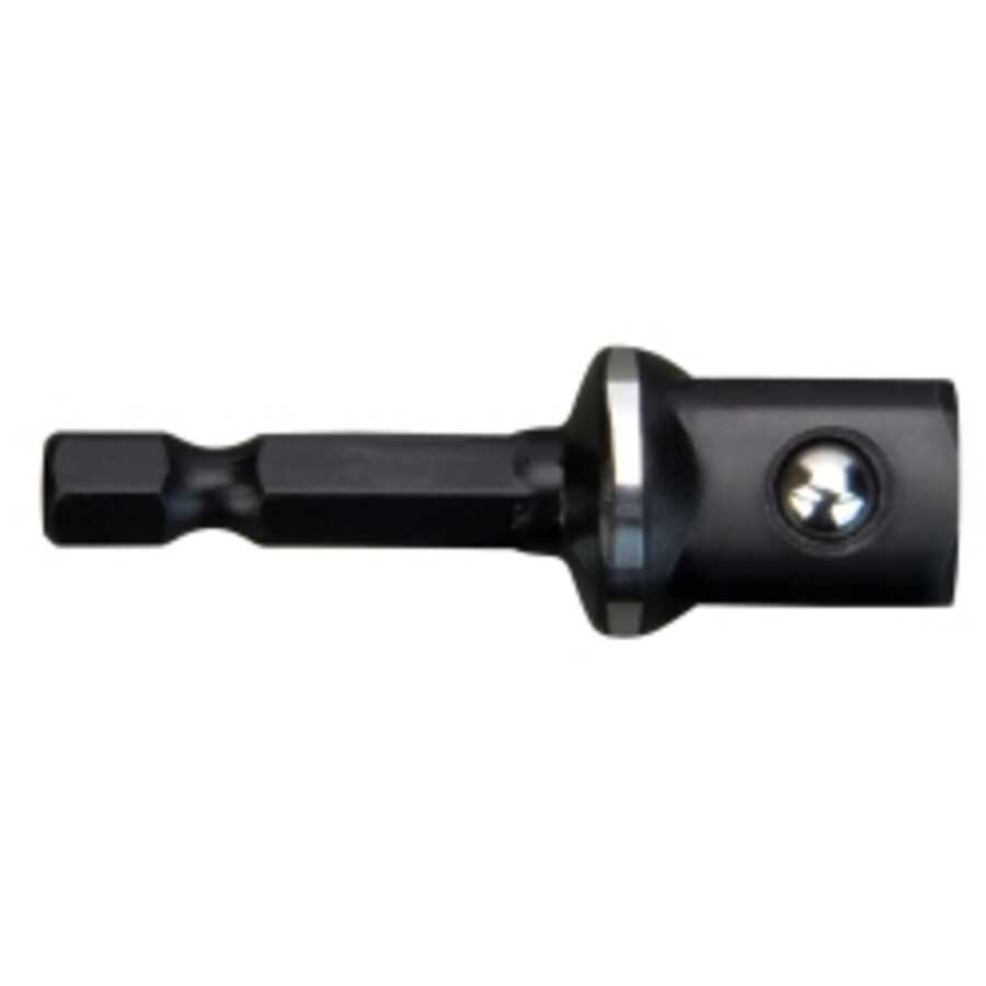 Shockwave 1/4" Hex Shank To 1/2" Socket Adapter