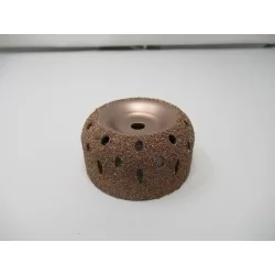 3" x 1-1/2" Contour Wheel 36 grit 3/8" AH