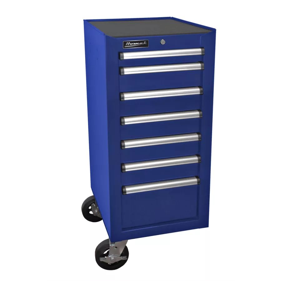 18" H2Pro Series 7-Drawer Side Cabinet-Blue