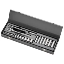 18pc 12 Pt Skt Set 3/8" Dr 18pc 12 Pt Skt Set 3/8" Dr