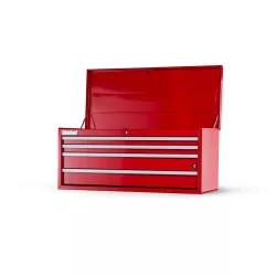 42 X 4 DRAWER TOP CHEST, RED