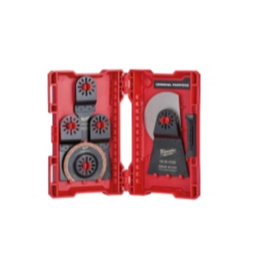 9-pc Multi-Tool Assorted Blade w/ Case Kit