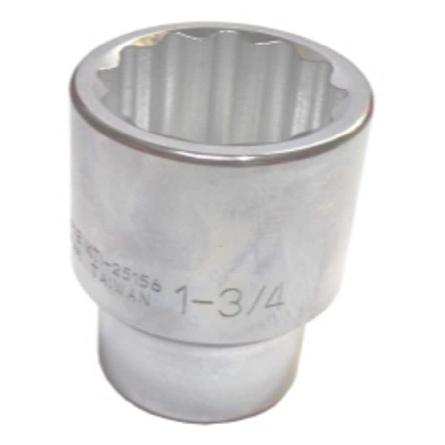 Socket 1" Dr 12 Point 1-3/4"