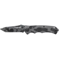 Schrade Push Button Lock Folding Knife Tanto Blade Schrade Push Button Lock Folding Knife Tanto Blade