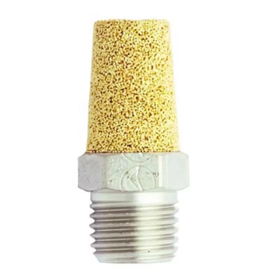 Milton Exhaust Muffler 1/8" NPT S1086-2 (image for) Milton Exhaust Muffler 1/8" NPT S1086-2