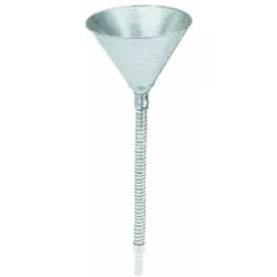 Galvz Funnel w/12" Flex Pipe