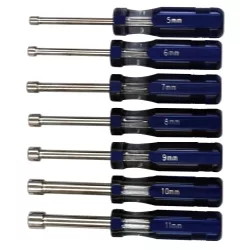 7pc Set Nut Drv Met Sld Shft 7pc Set Nut Drv Met Sld Shft
