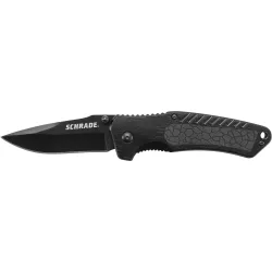 Schrade Liner Lock Folding Knife Drop Point Blade Aluminum Handl Schrade Liner Lock Folding Knife Drop Point Blade Aluminum Handl