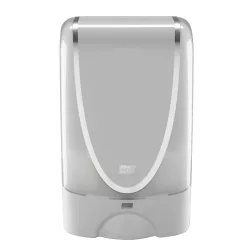 White Touch Free Dispenser with Batteries White Touch Free Dispenser with Batteries