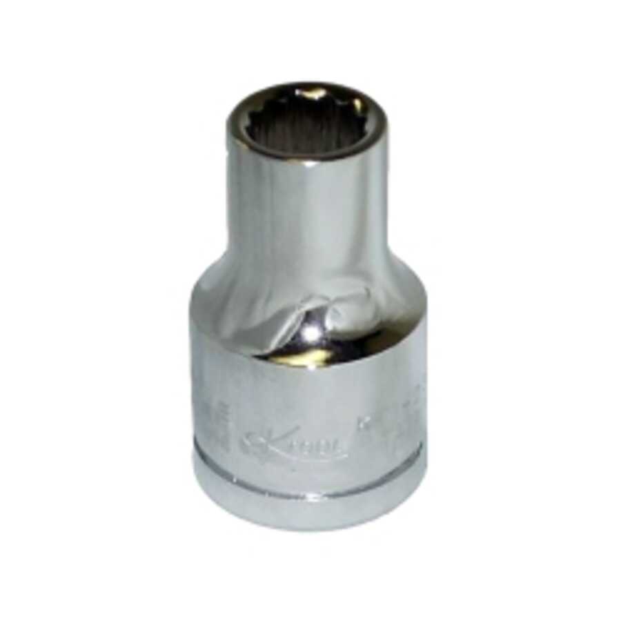 Socket 1/2 Dr. short 3/8" 12pt