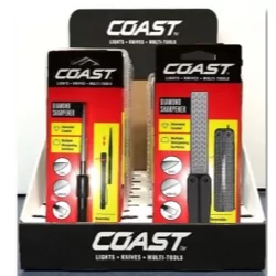 12PC Diamond Knife Sharpener display