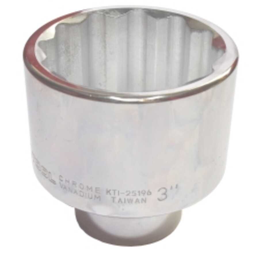 Socket 1" Dr 12 Point 3"