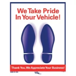 500/Box "Footprint" Latex Paper Floor Mat 500/Box "Footprint" Latex Paper Floor Mat