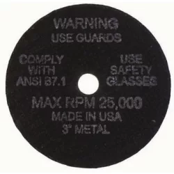 4" x 1/32 x 3/8 Cut Off Wheel