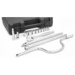 (image for) 15 Pc 3/8" Drive 12 point SAE Socket Set