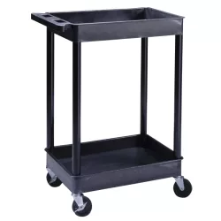 CART SERV PLAS 2TUB 24"D x 32"W