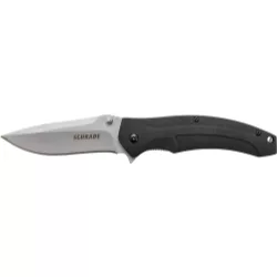 Schrade Large Liner Lock Folding Knife Drop Point Blade Aluminum Schrade Large Liner Lock Folding Knife Drop Point Blade Aluminum