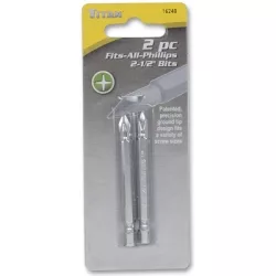 2pc Fits-All-Phillips 2-1/2" Bits 2pc Fits-All-Phillips 2-1/2" Bits