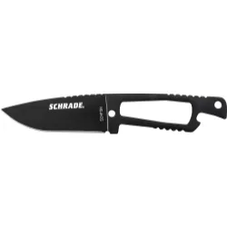Schrade Full Tang Neck Knife Drop Point Fixed Blade Schrade Full Tang Neck Knife Drop Point Fixed Blade