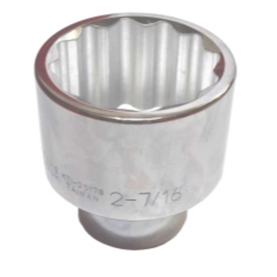 Socket 1" Dr 12 Point 2-7/16"