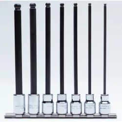BALLDRVRBITS TO 3/8,XL,3/8DR,7PC---