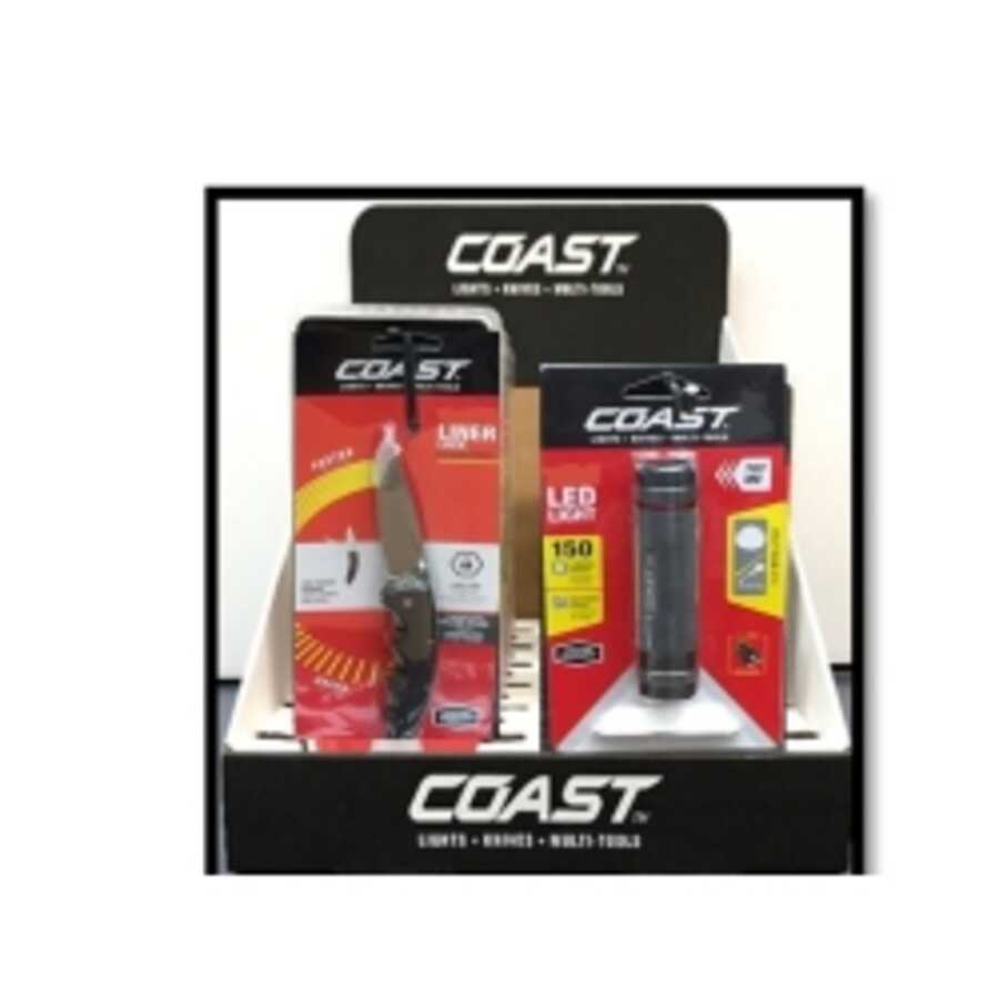 Coast G32/FX412 Knife and Light Counter Display