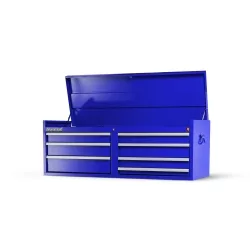 54 X 7 DRAWER TOP CHEST, BLUE