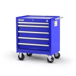 27 X 5 DRAWER MOBILE CABINET, BLUE 27 X 5 DRAWER MOBILE CABINET, BLUE