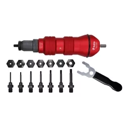 Rivet Nut Drill Adapter Kit & 1/4-20 Steel RVNT