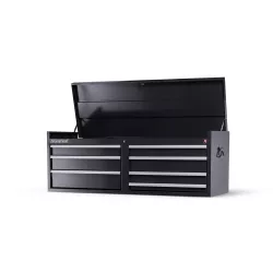 54 X 7 DRAWER TOP CHEST, BLACK