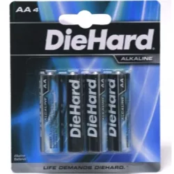Diehard AA Alkaline Batteries 4 pack