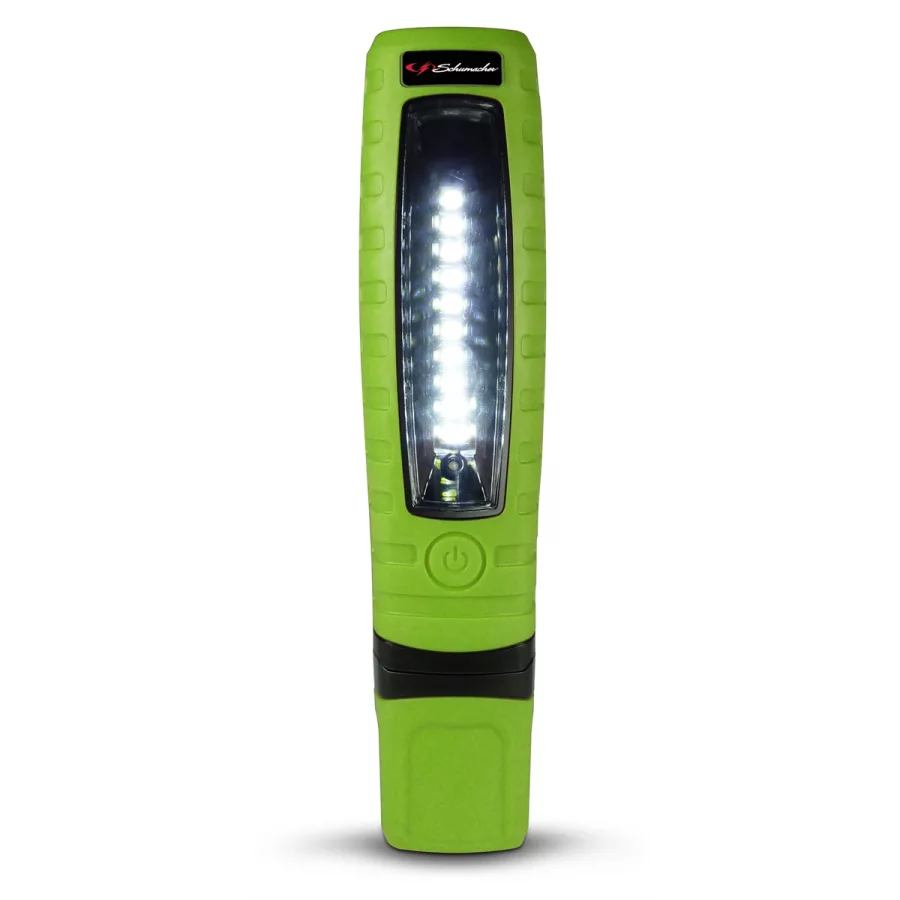 Rechargeable Swivel LED Work Light - Green, Portable, Durable