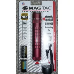 Mag-Tac Crimson Red Flashlight