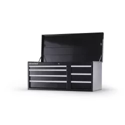42 X 7 DRAWER TOP CHEST, BLACK
