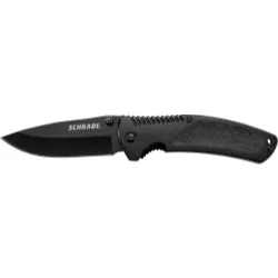 Schrade Liner Lock Folding Knife Drop Point Blade Aluminum Handl Schrade Liner Lock Folding Knife Drop Point Blade Aluminum Handl