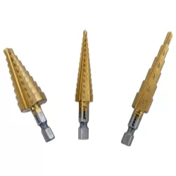 Step Drill Bit 3-Piece Set (Summit)