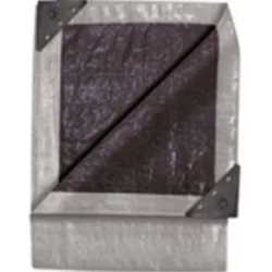 12'x24' Dbl Duty Tarp Slv/Blk