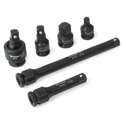 6PC 3/8 IN. DR IMP SKT ACCESSORY SET (image for) 6PC 3/8 IN. DR IMP SKT ACCESSORY SET