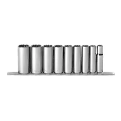 9pc 12 Pt Dp Skt Set 3/8" Dr 9pc 12 Pt Dp Skt Set 3/8" Dr
