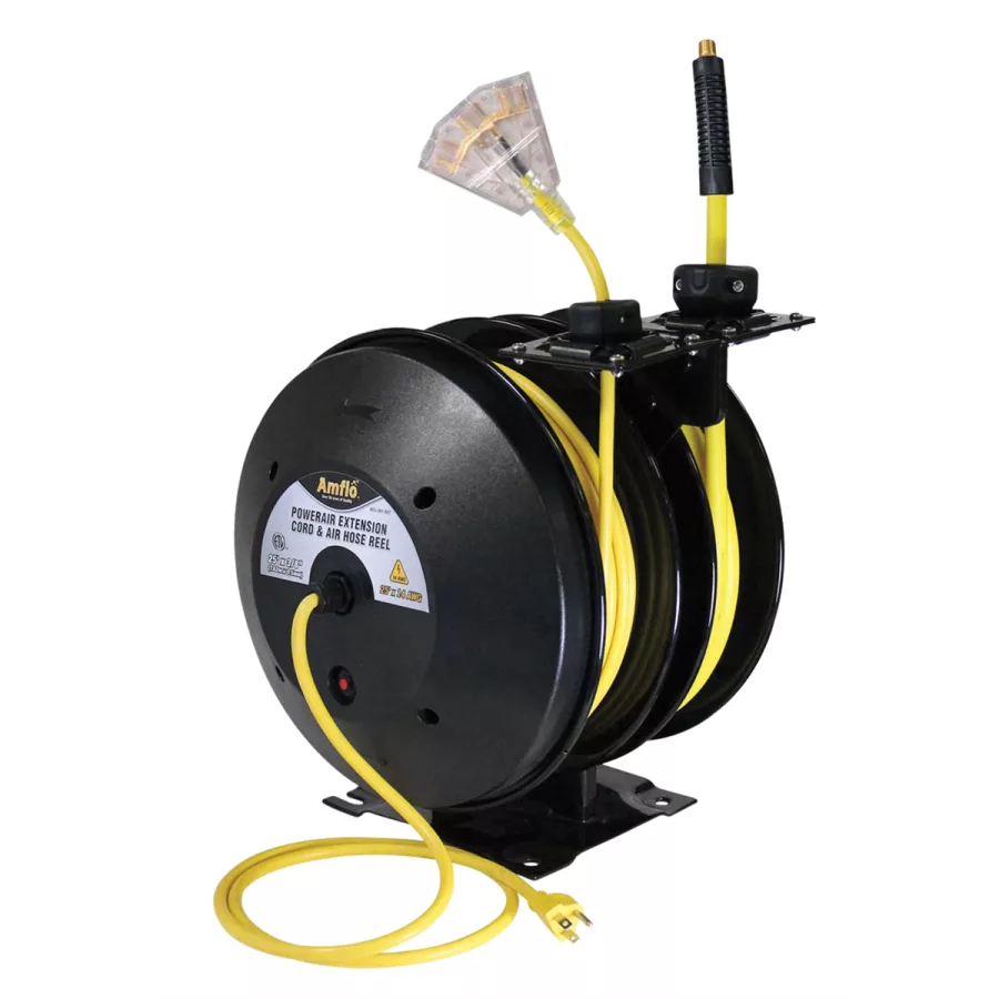 AIR/CORD REEL OPEN W/25' X 3/8" & 50' 14 AWG