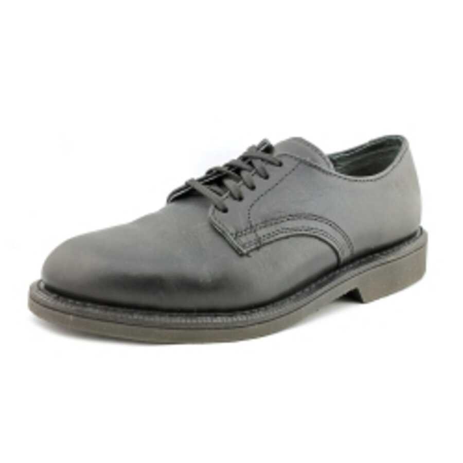 BLACK OXFORD WALKABOUT LEATHER SHOE