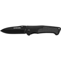 Schrade Liner Lock Folding Knife Drop Point Aluminum Handle Schrade Liner Lock Folding Knife Drop Point Aluminum Handle