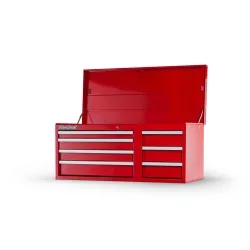 42 X 7 DRAWER TOP CHEST, RED